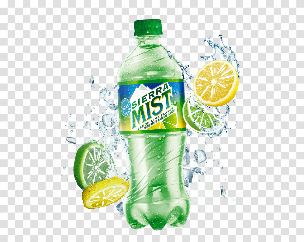 The Soda Wiki Sierra Mist 20 Oz, Bottle, Beverage, Drink, Mineral Water Transparent Png