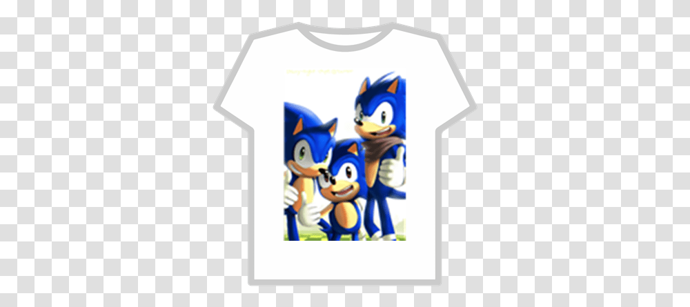 The Sonic History Roblox Sonic Generations 2, Clothing, Apparel, T-Shirt, Sleeve Transparent Png