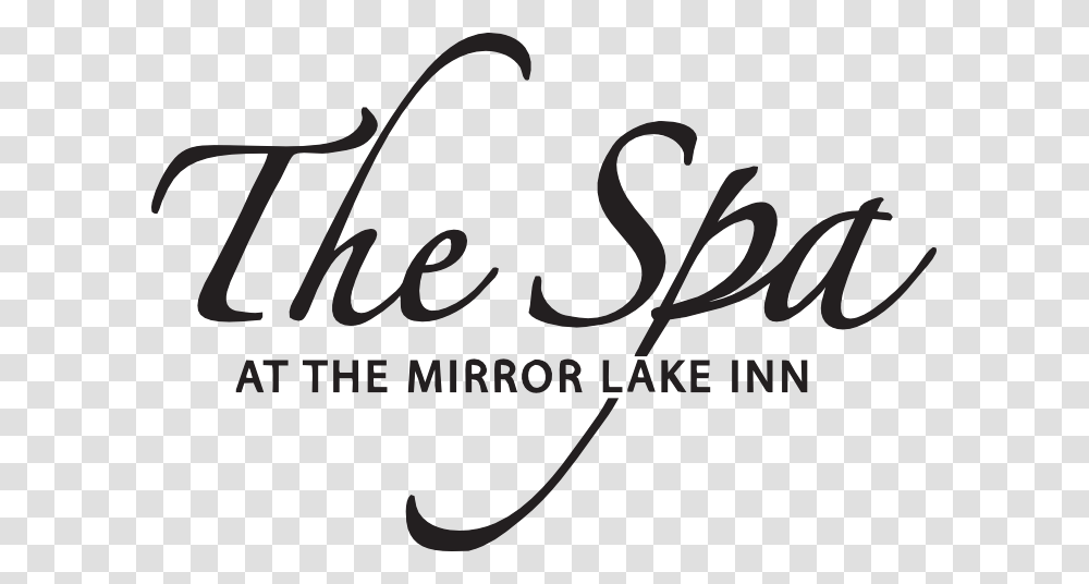 The Spa At Mirror Lake Inn Calligraphy, Handwriting, Alphabet, Label Transparent Png