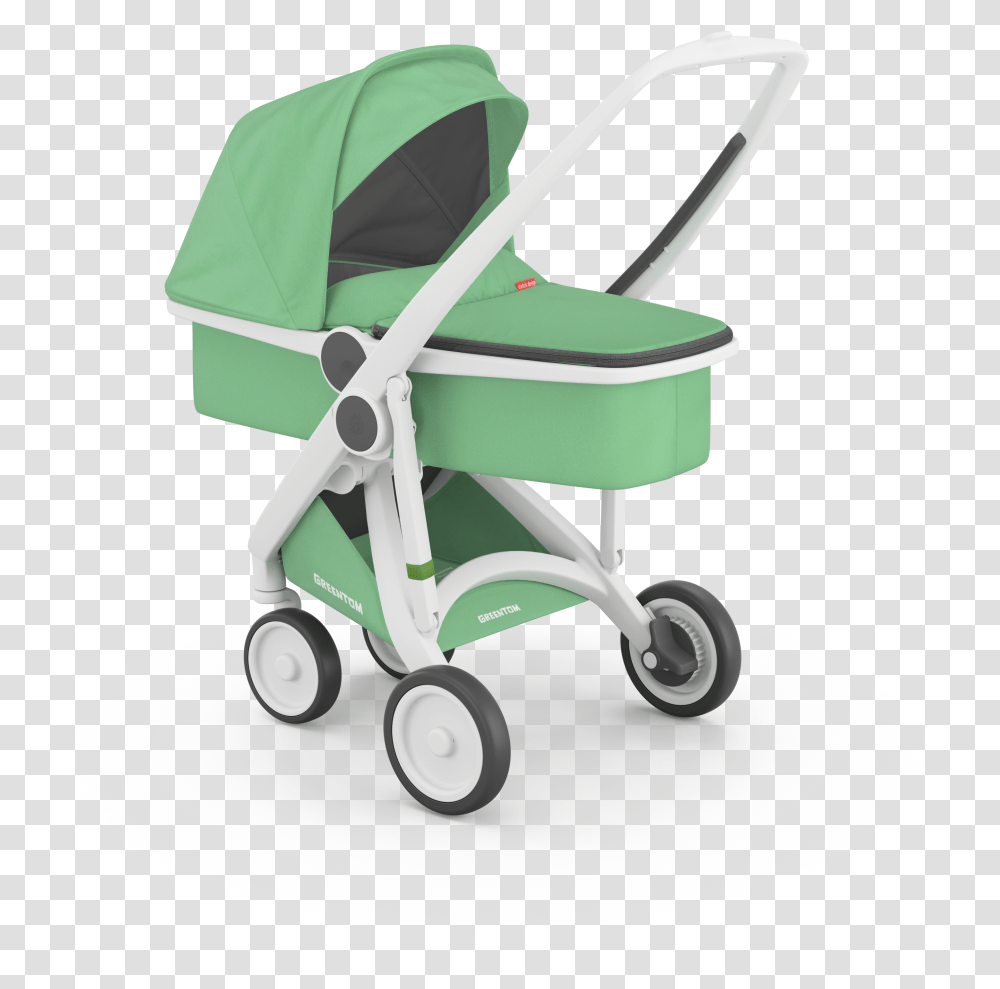 The Spacious And Comfy Carrycot From Greentom Is Suitable, Lawn Mower, Tool, Stroller, Furniture Transparent Png