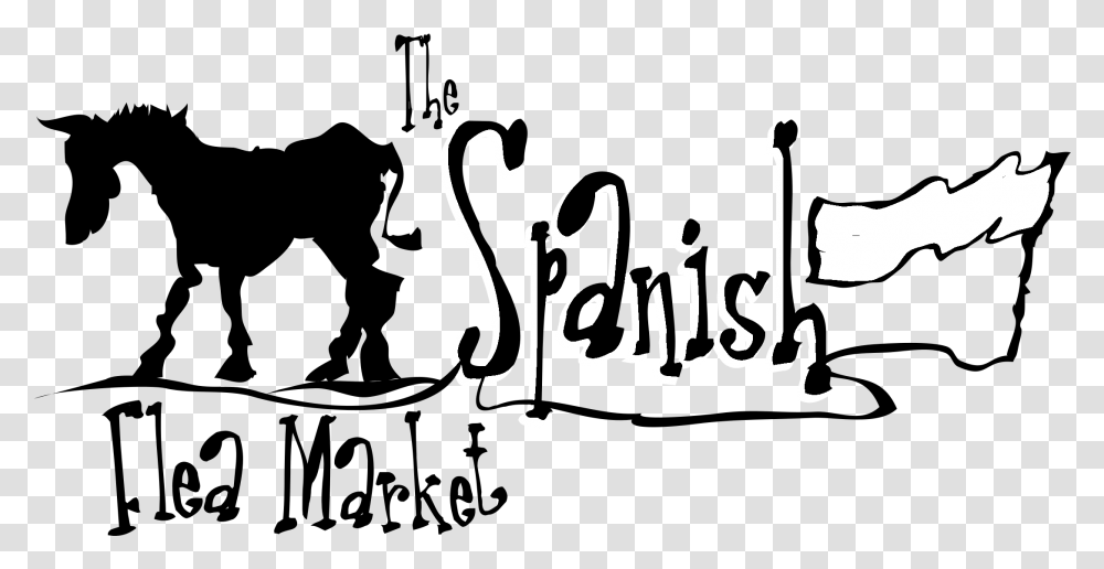 The Spanish Flea Market Logo Spanish, Text, Calligraphy, Handwriting, Label Transparent Png