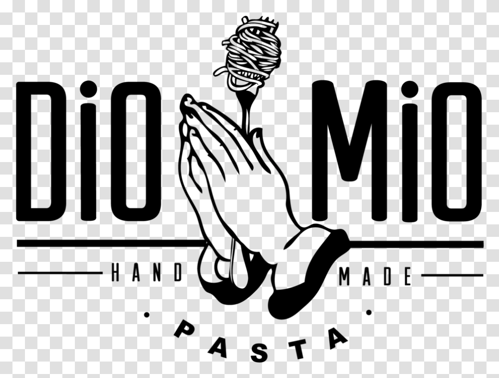 The Standard Dio Mio Logo Appearance Praying Hands, Gray, World Of Warcraft, Alphabet Transparent Png