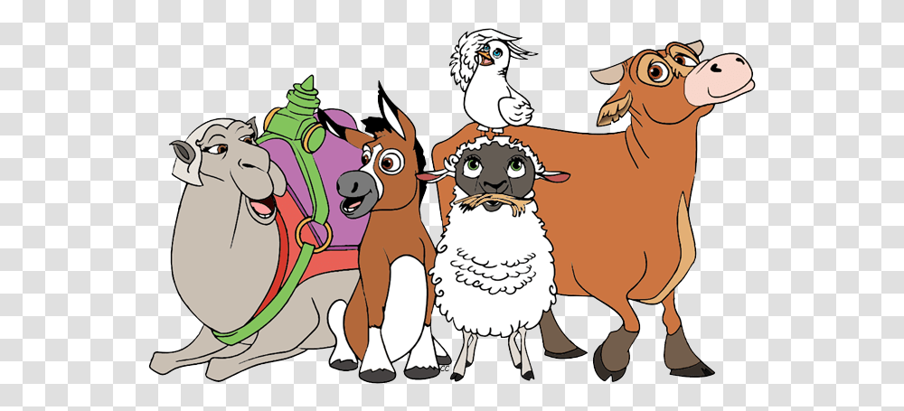 The Star Clip Art Cartoon Ruth The Sheep Star, Animal, Mammal, Bird, Crowd Transparent Png