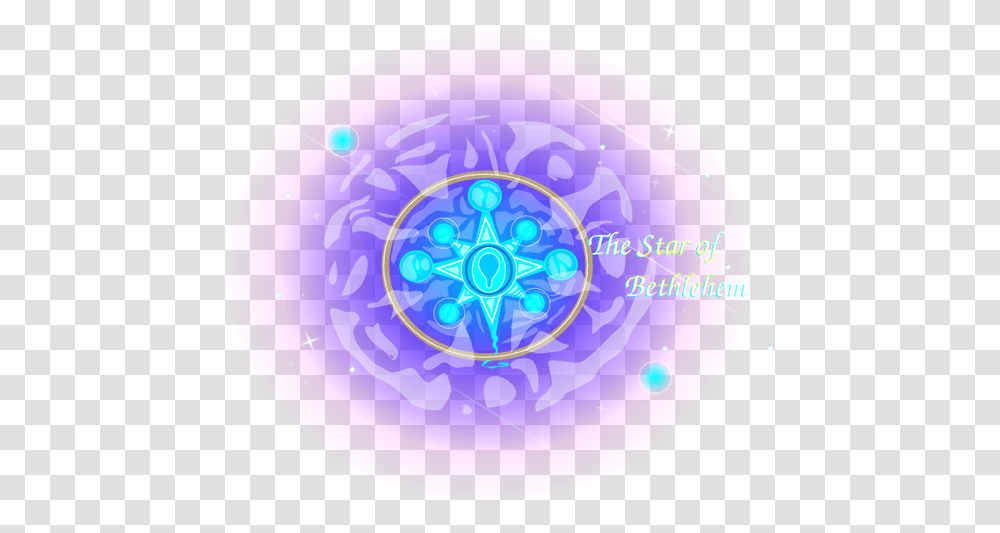The Star Of Bethlehem Circle, Purple, Frisbee, Toy, Graphics Transparent Png