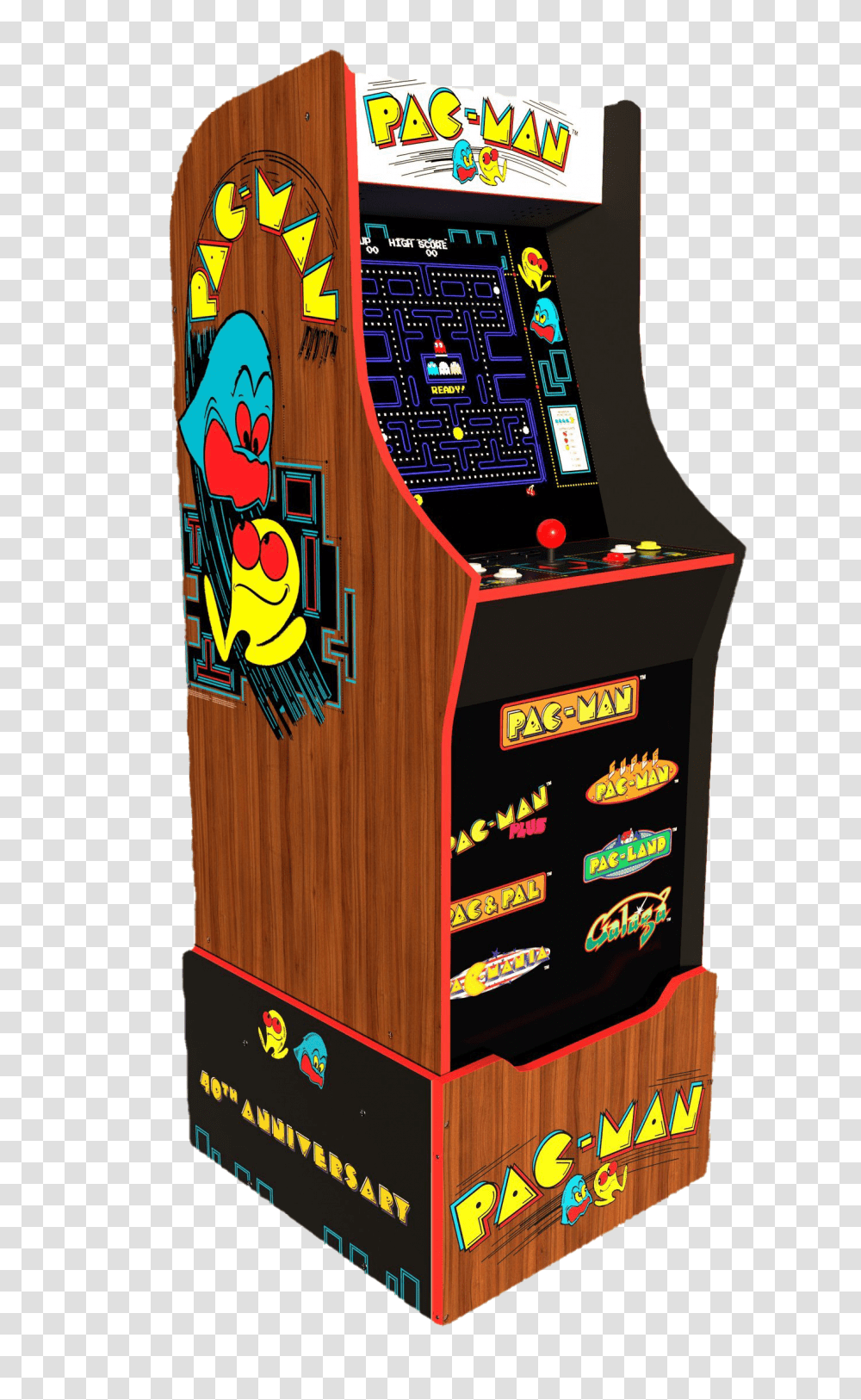 The Star Wars Home Arcade Game Arcade1up Pac Man 40th Anniversary Edition, Arcade Game Machine Transparent Png