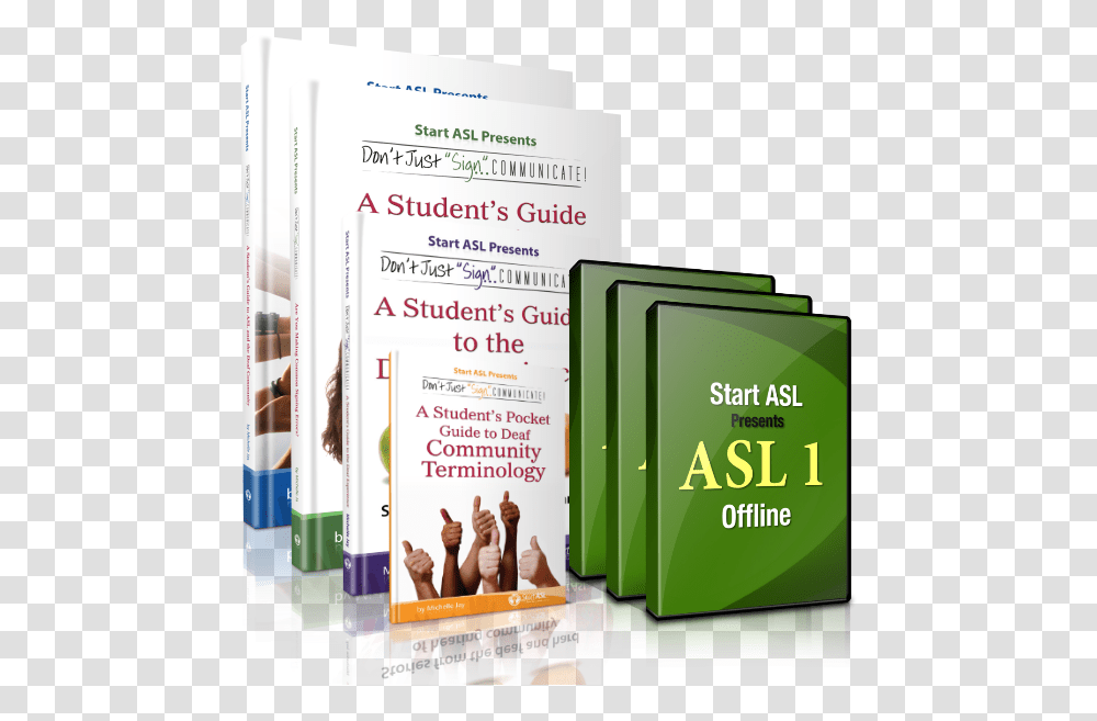 The Start Asl Offline Course Start Asl Books, Advertisement, Poster, Flyer, Paper Transparent Png