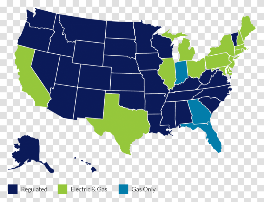 The States And Utilities We Serve John F. Kennedy Library, Map, Diagram, Plot, Atlas Transparent Png