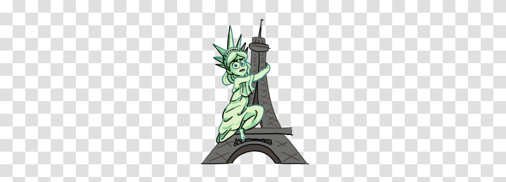 The Statue Of Liberty Flees Back To France Fredonia Leader, Sculpture, Book, Comics Transparent Png