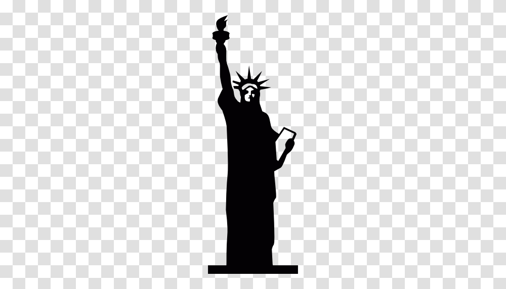 The Statue Of Liberty, Silhouette, Person, Human, Performer Transparent Png