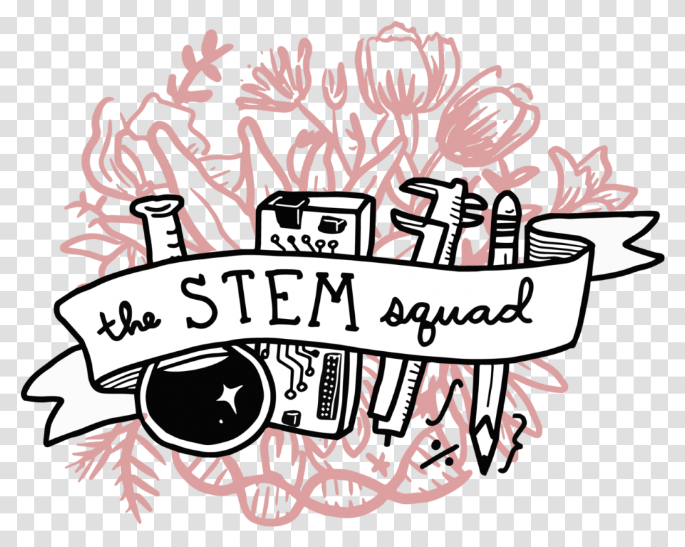 The Stem Squad Women In Stem Pins, Text, Graphics, Art, Paper Transparent Png
