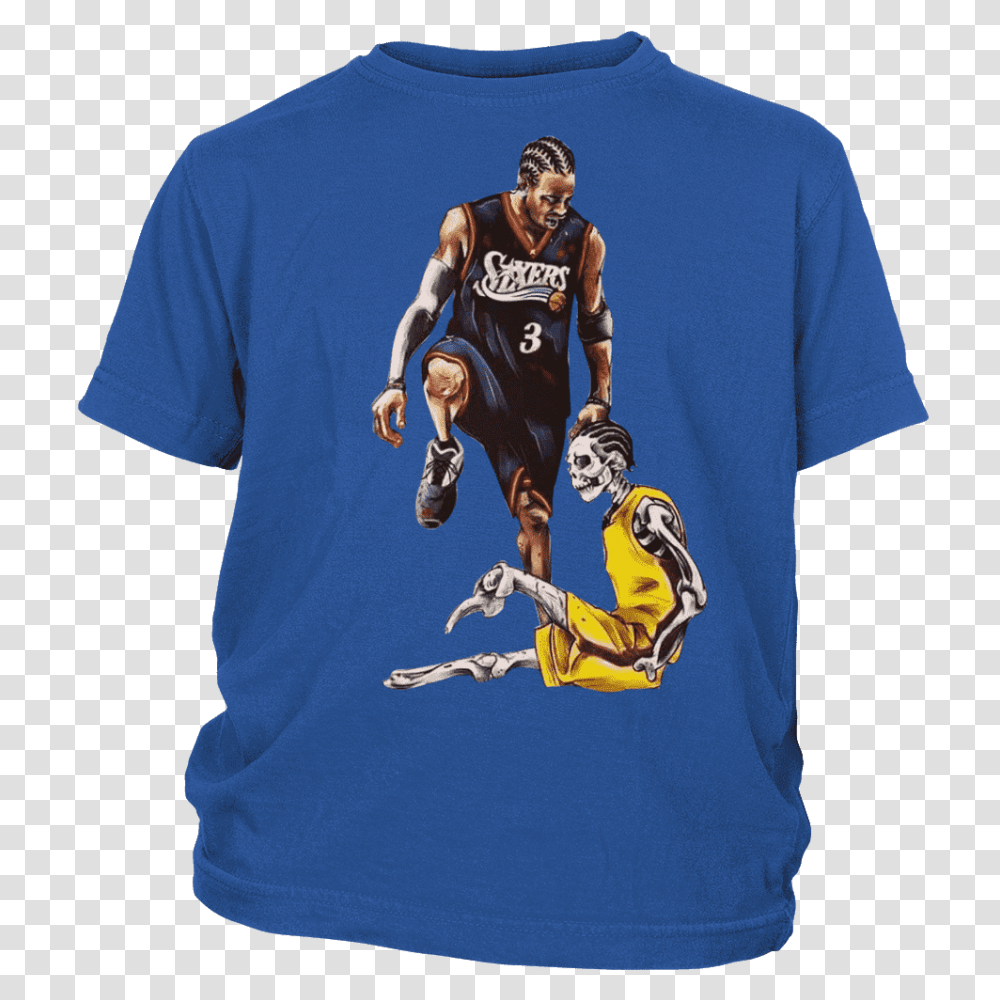 The Step Over Iverson Kids Shirt, Apparel, Person, Human Transparent Png