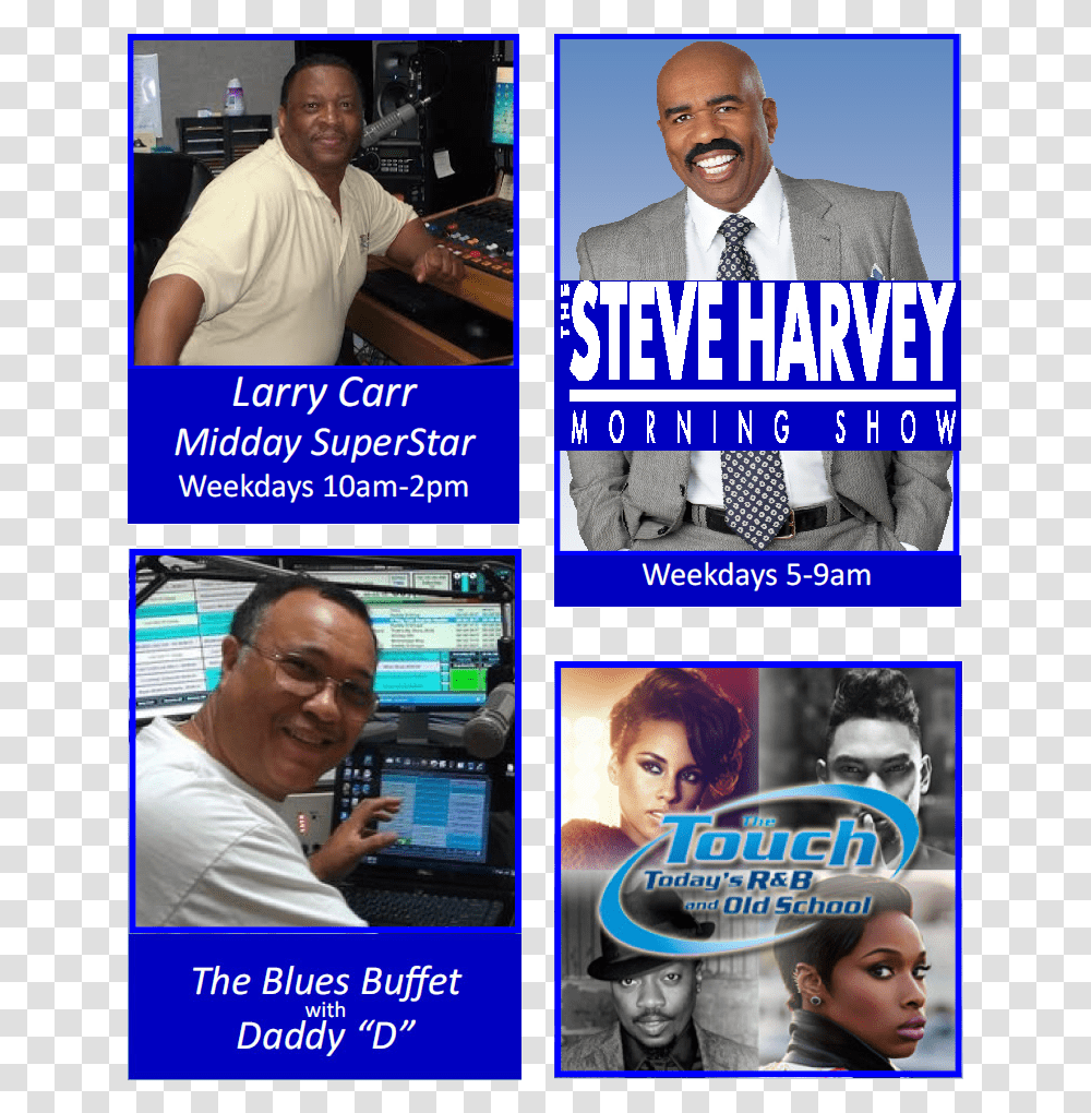 The Steve Harvey Morning Show, Person, Poster, Advertisement, Collage Transparent Png