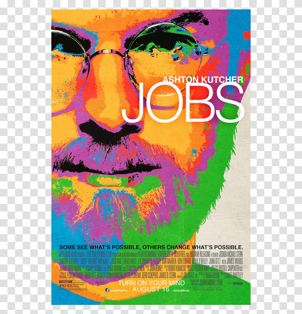 The Steve Jobs Movie Starring Ashton Kutcher Is Now Poorly Designed Movie Posters, Advertisement, Flyer, Paper, Brochure Transparent Png