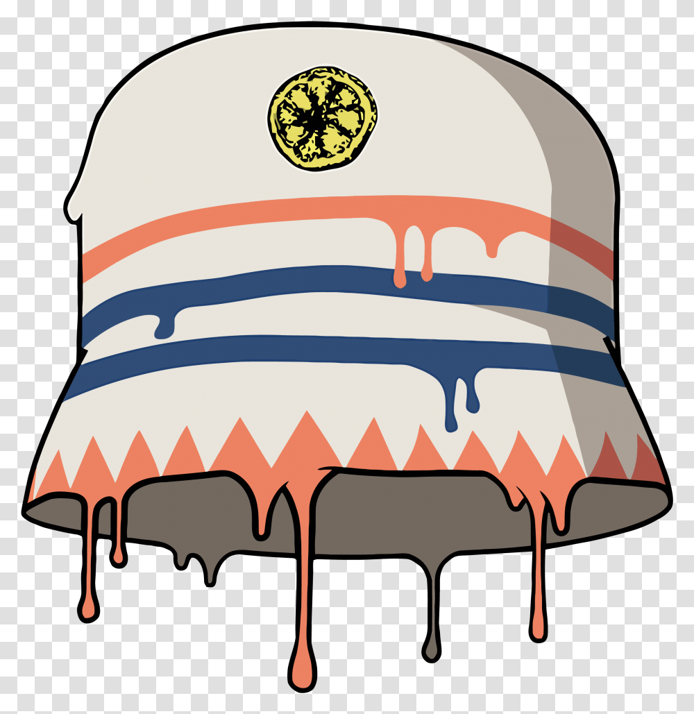 The Stone Roses Reni Dripping Paint Bucket Hat Design Stone Roses Logo, Patio Umbrella, Canopy, Cushion Transparent Png