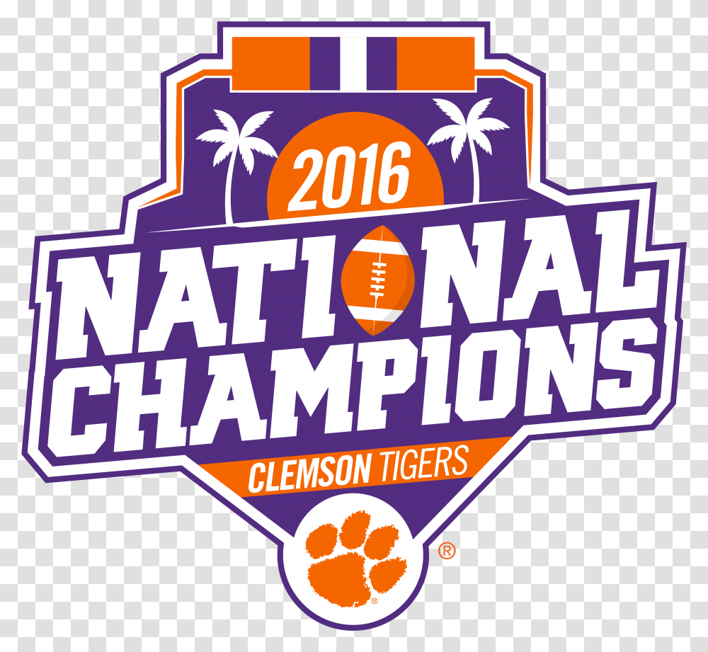The Story Behind Championship Logo - Clemson Tigers Official Twitter Logos, Advertisement, Poster, Flyer, Paper Transparent Png