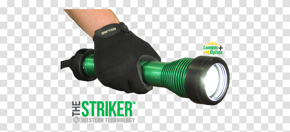 The Striker 8100 Striker Led Hand Held Explosion Flashlight, Power Drill, Tool, Person, Human Transparent Png