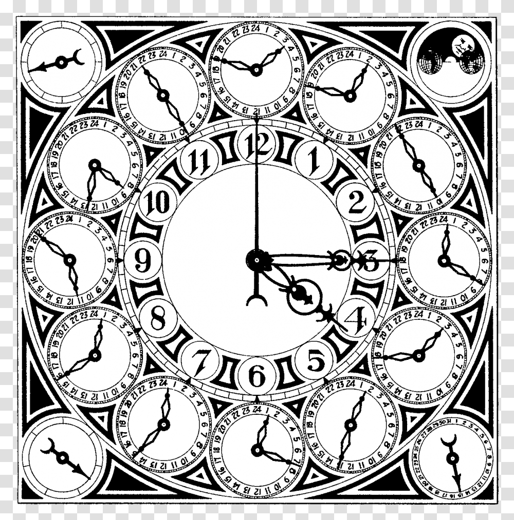 The Sum Of All Crafts Image Collection Steampunk Characters Clock Fancy, Analog Clock, Rug, Wall Clock, Gate Transparent Png