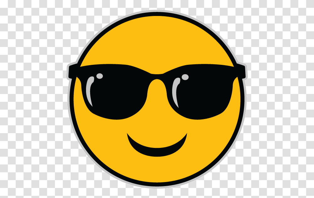 The Sunglasses Emoji Emoji Sun With Sunglasses, Accessories, Accessory, Label Transparent Png