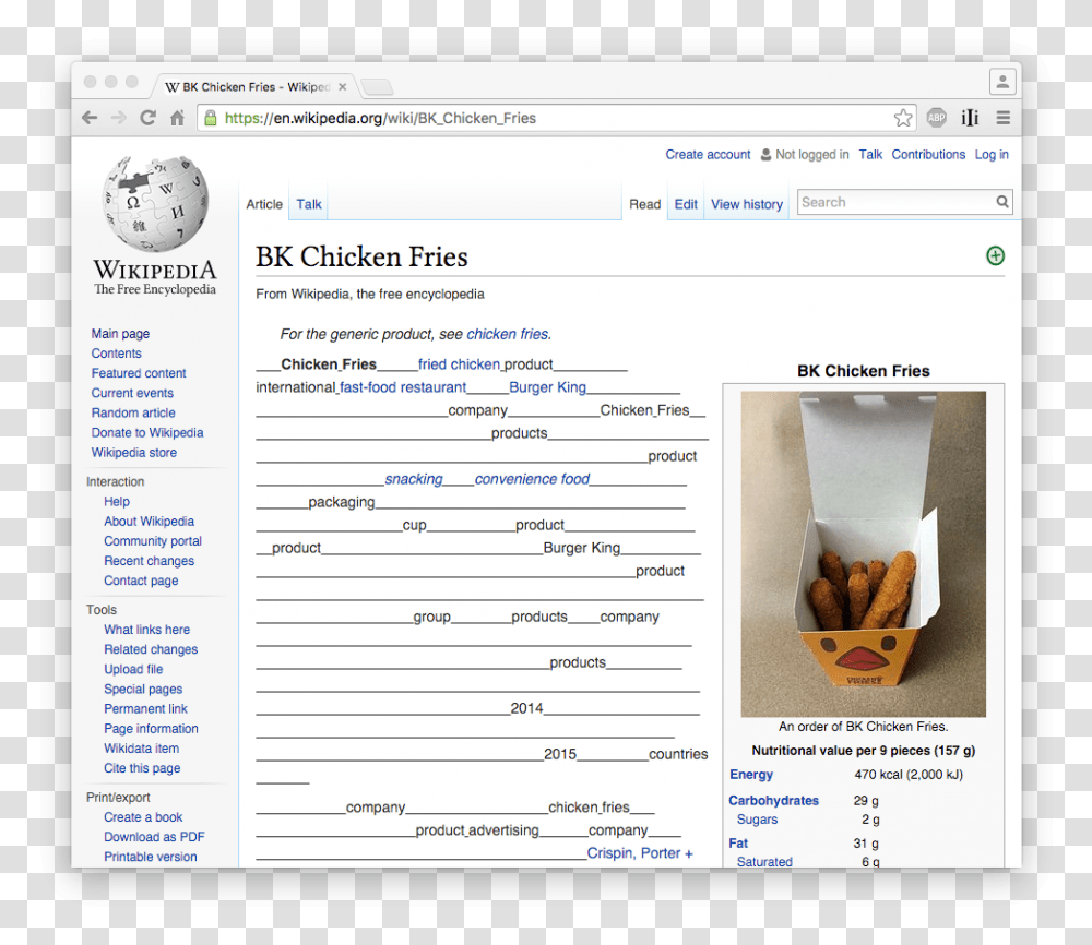 The Surprisingly Long And Absurd Wikipedia Article Wikipedia, File, Menu, Webpage Transparent Png