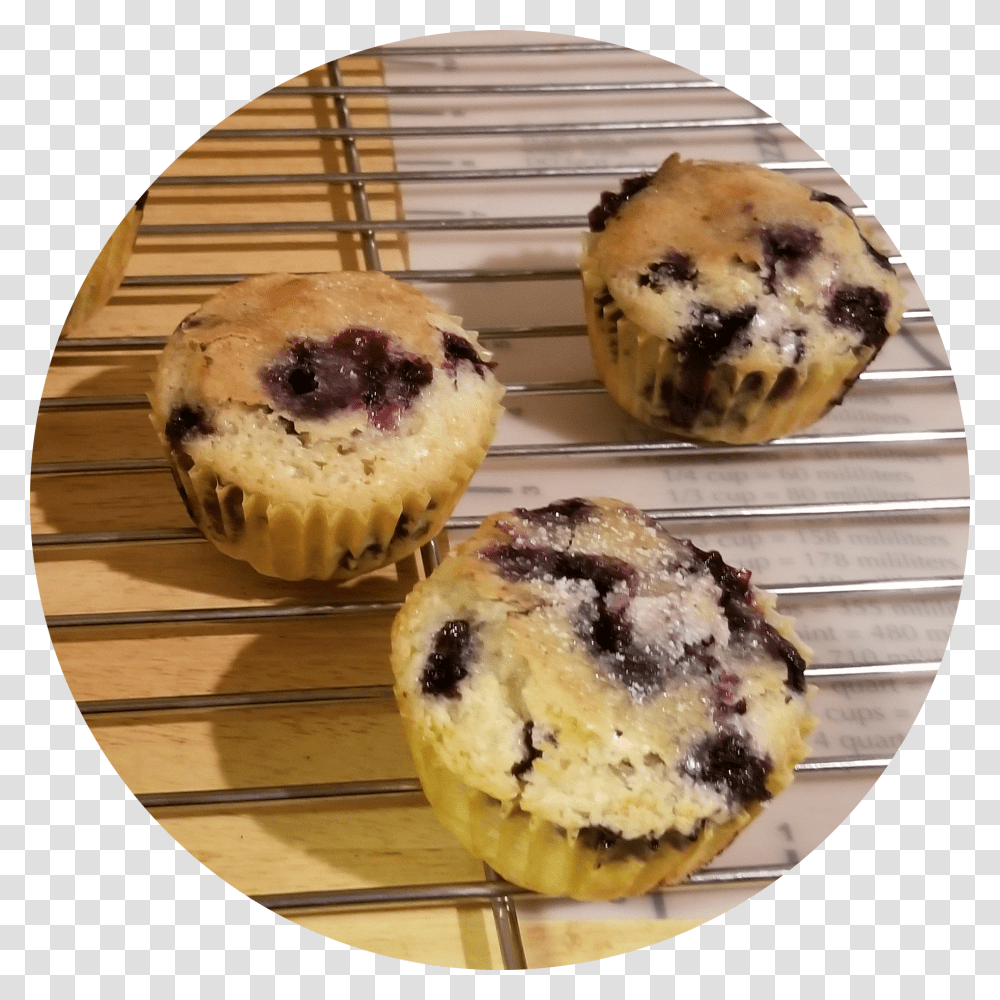 The Sweetest Blueberry Muffins Recipe Download Muffin, Dessert, Food, Bread, Plant Transparent Png