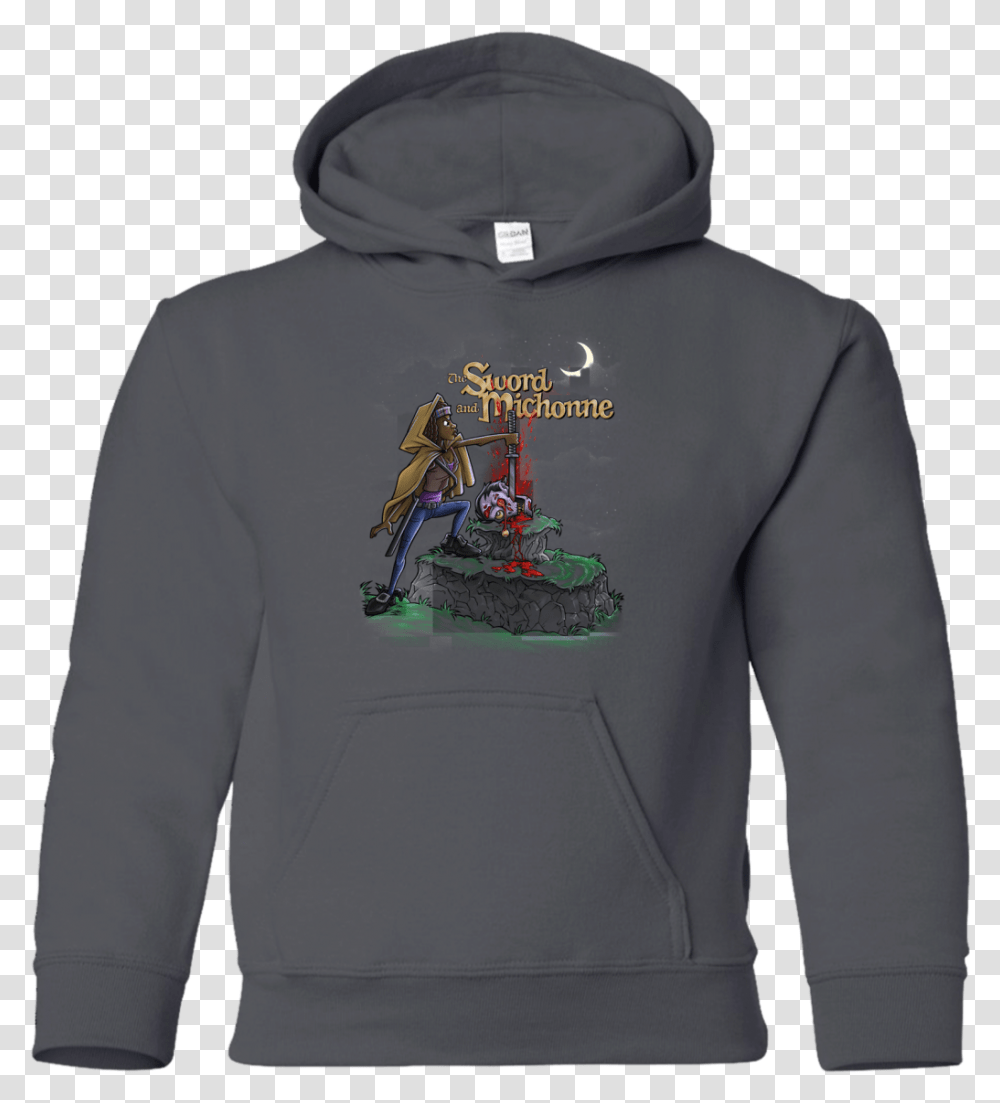 The Sword And Michonne Youth Hoodie T Shirt, Apparel, Sweatshirt, Sweater Transparent Png