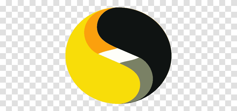 The Symantec Logo Is Simple And Clean Yellow Black Circle Logo, Symbol, Trademark, Text, Light Transparent Png