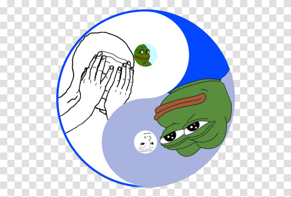The Tao Of Pepe Pepe The Frog And Feels Guy, Disk, Hand, Dvd, Swimwear Transparent Png