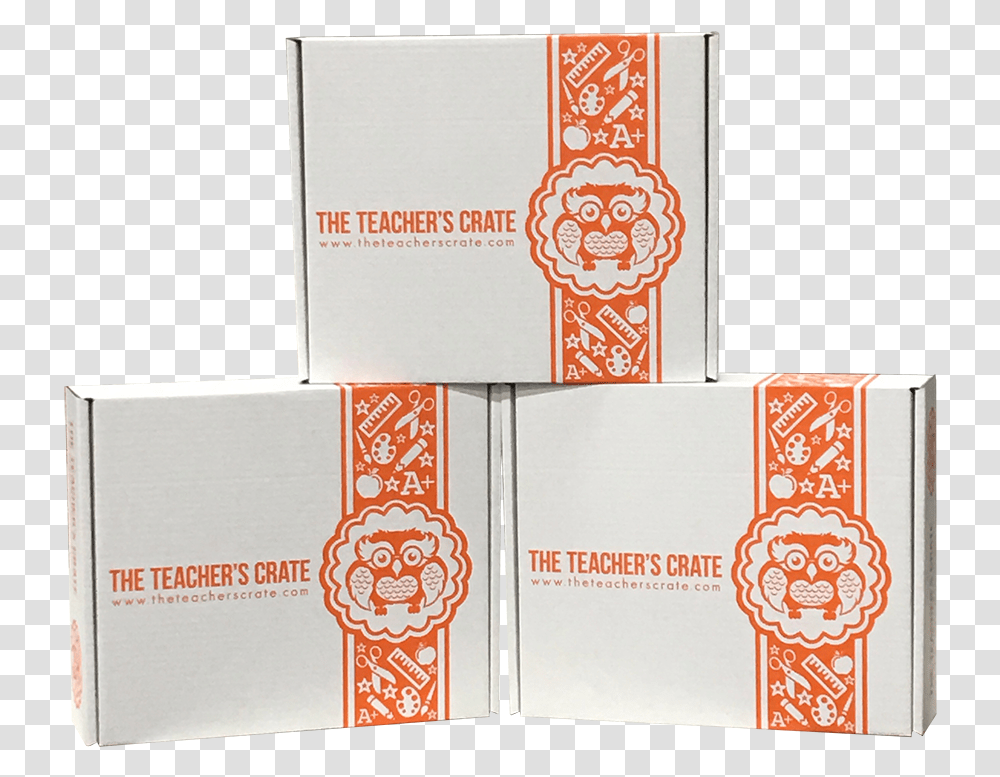 The Teacher's Crate 3 Month Subscription Teacher Crate, Box, Carton, Cardboard Transparent Png