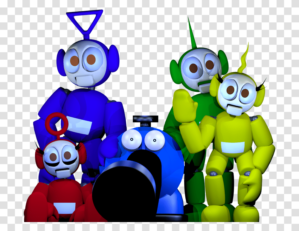The Teletubbietubbybot Gang Fnatl Noo Noo, Robot, Toy Transparent Png