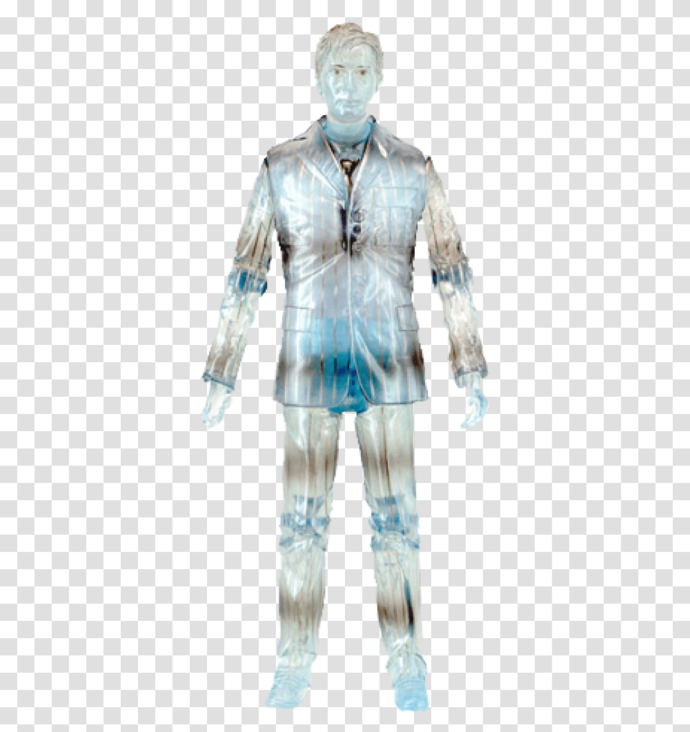 The Tenth Doctor As Hologram Hologram Doctor, Apparel, Coat, Person Transparent Png