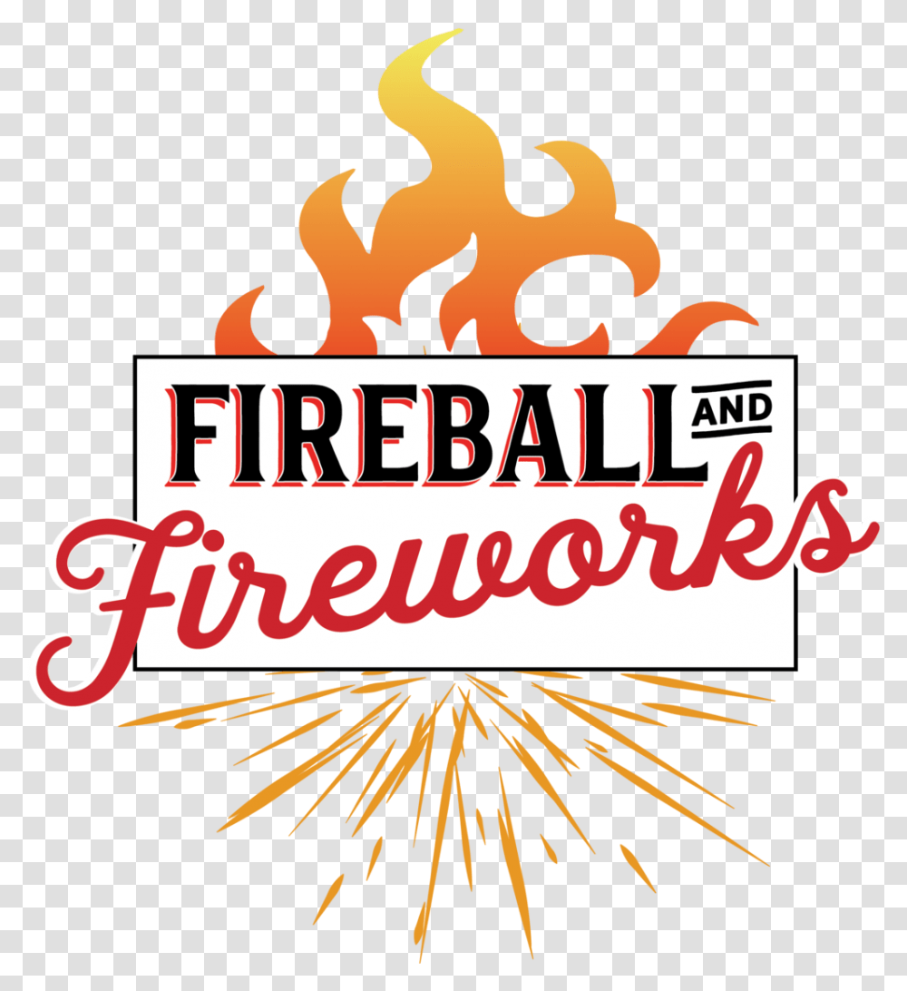 The Tequila - Fireball & Fireworks Logo, Flame, Text, Alphabet, Poster Transparent Png