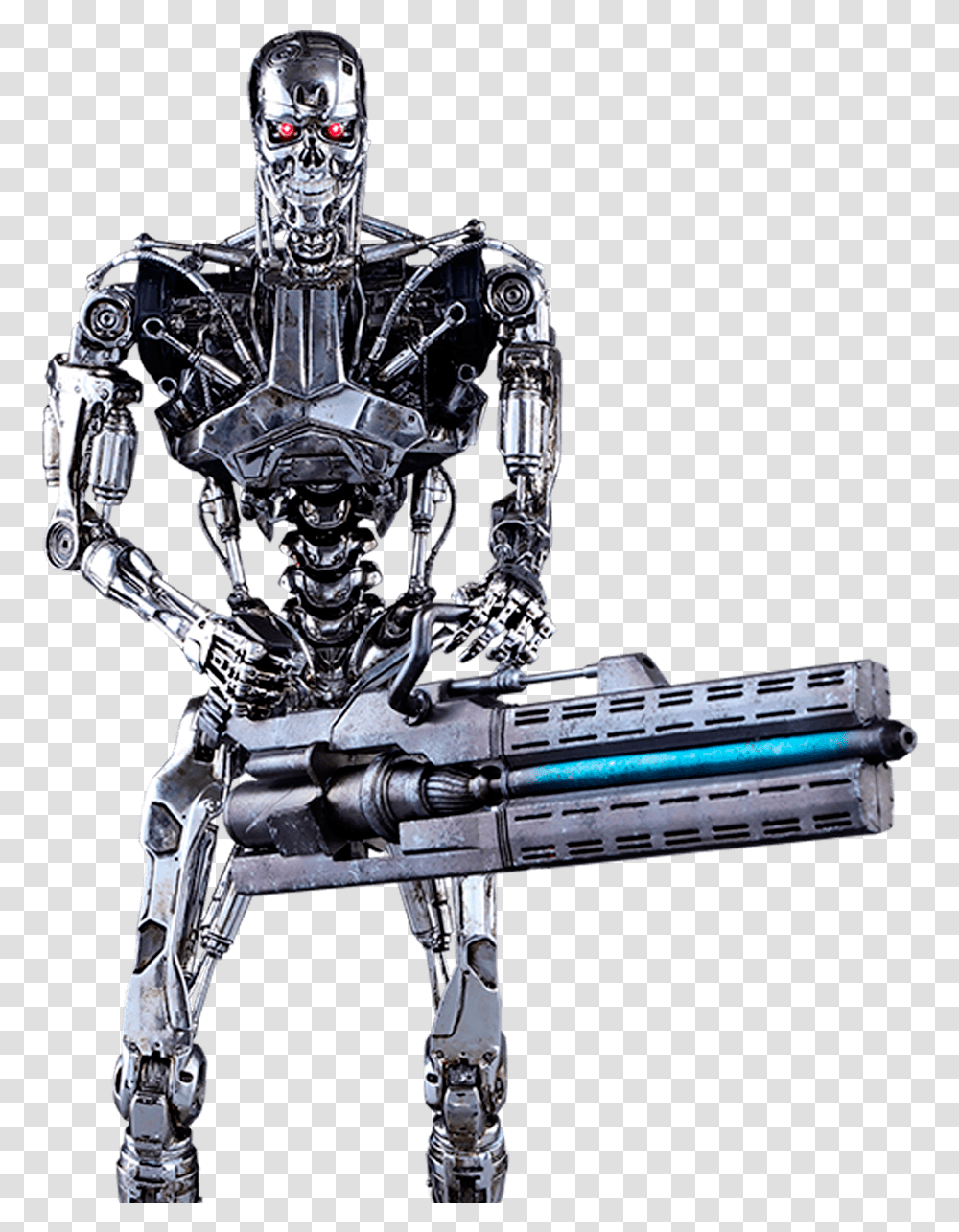 The Terminator 7 Image Terminator, Gun, Weapon, Weaponry, Robot Transparent Png