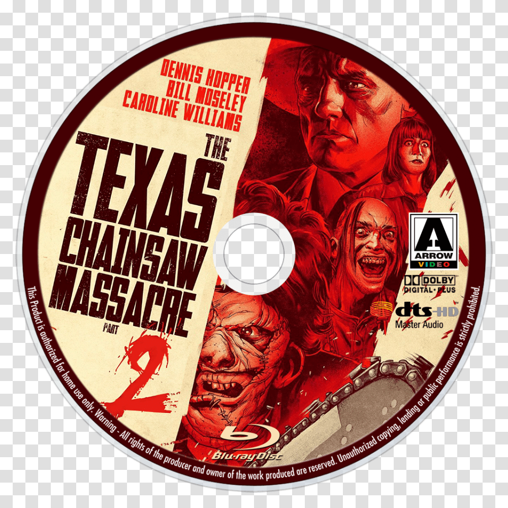The Texas Chainsaw Massacre 2 Bluray Disc Image Texas Chainsaw Massacre Caroline Williams, Disk, Poster, Advertisement, Dvd Transparent Png