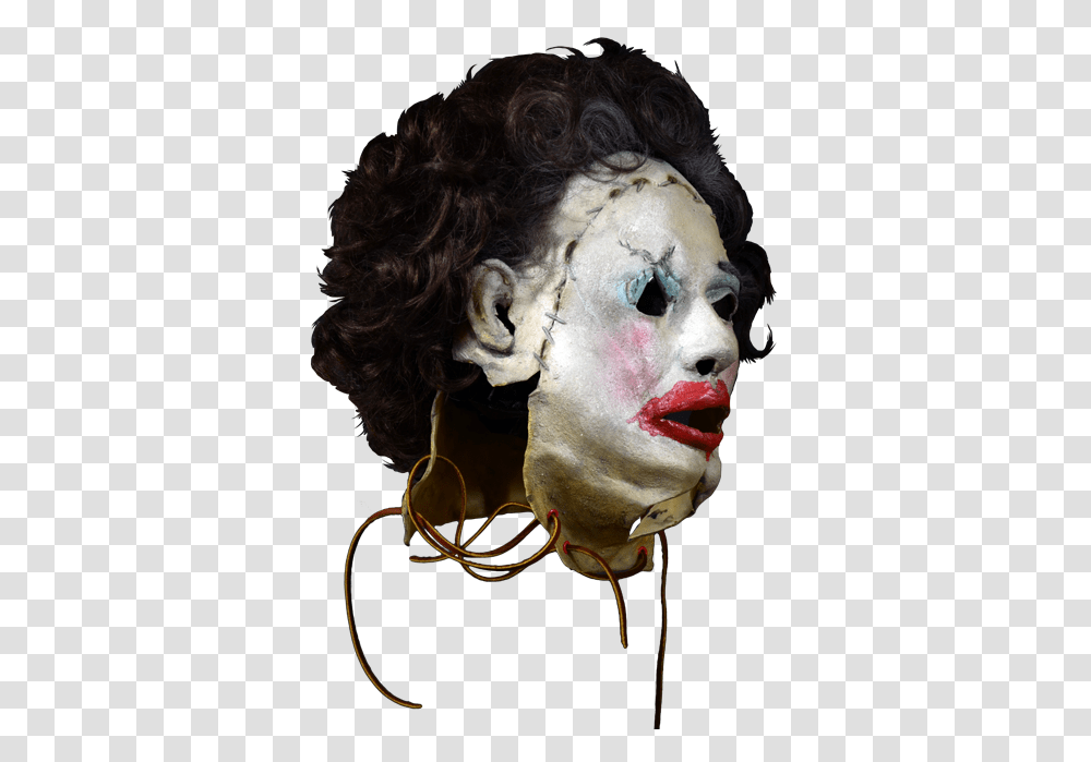 The Texas Chainsaw Massacre Leatherface Pretty Woman Mask, Head, Person, Human, Crowd Transparent Png