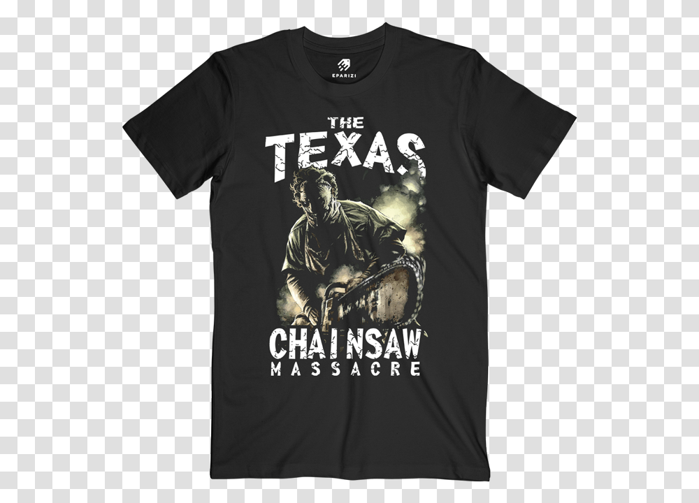 The Texas Chainsaw Massacre Movie T Shirt Lamb Of God Band T Shirt, Apparel, T-Shirt, Person Transparent Png