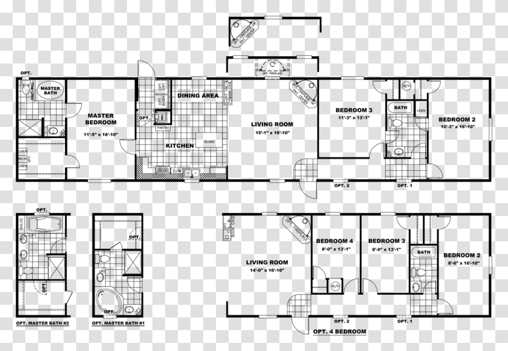 The The Bigfoot Floor Plan Clayton Homes Xtreme Floor Plans, Gray, World Of Warcraft Transparent Png
