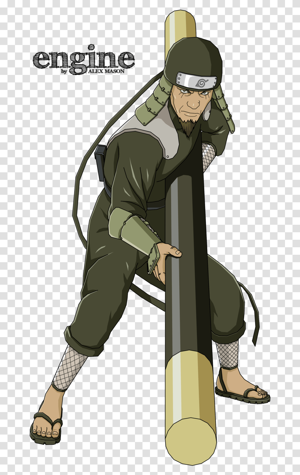 The Third Hokage Hiruzen Sarutobi Render, Person, Ninja, Helmet Transparent Png