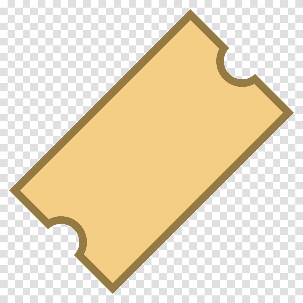 The Ticket Icon Starts As A Rectangle Shape Sandycove, Axe, Tool, Scroll Transparent Png