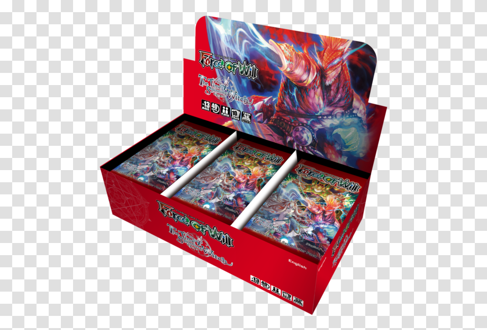The Time Spinning Witch Booster Box Force Of Will Time Spinning Witch Booster Box, Game, Advertisement, Poster, Flyer Transparent Png