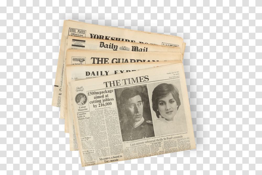 The Times Newspaper Archive Daily Mail Front, Text, Person, Human Transparent Png