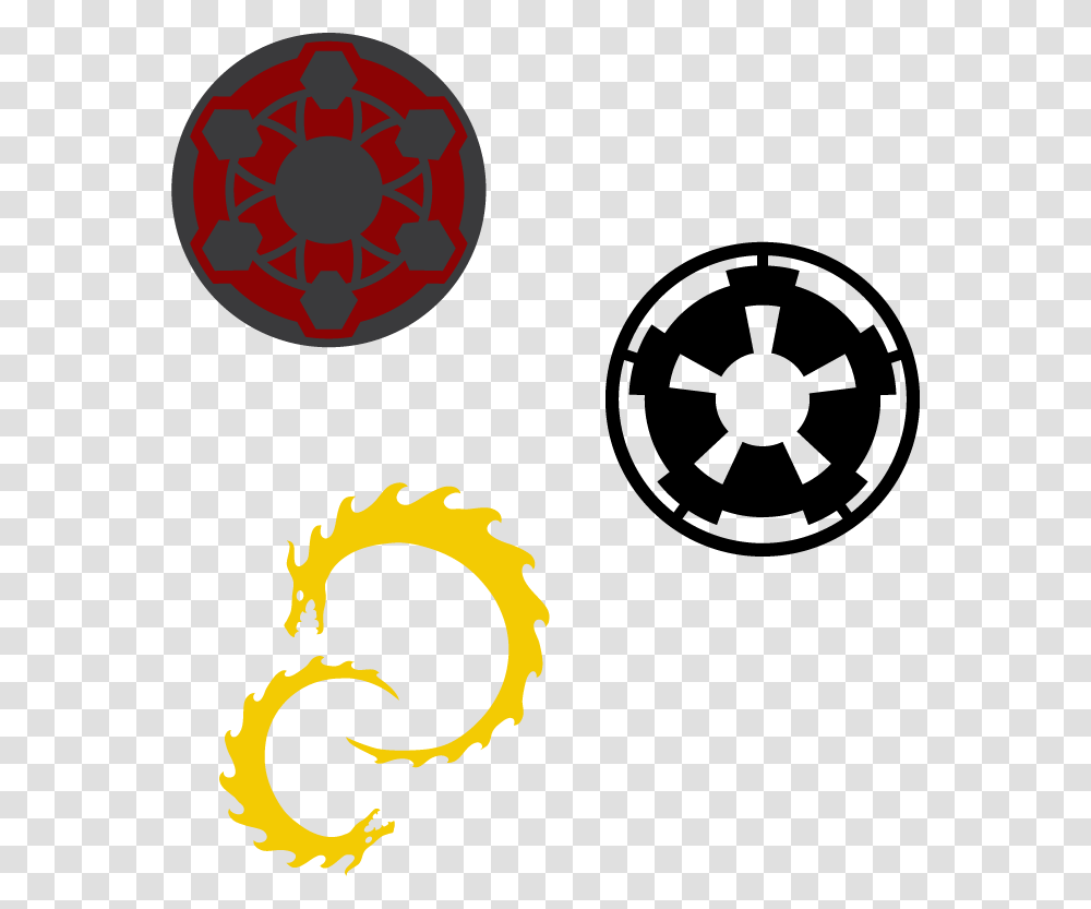 The Timothy Zahn Symbol The Empire Of The Hand Cog Le Creuset Star Wars, Dragon, Fire, Flame Transparent Png