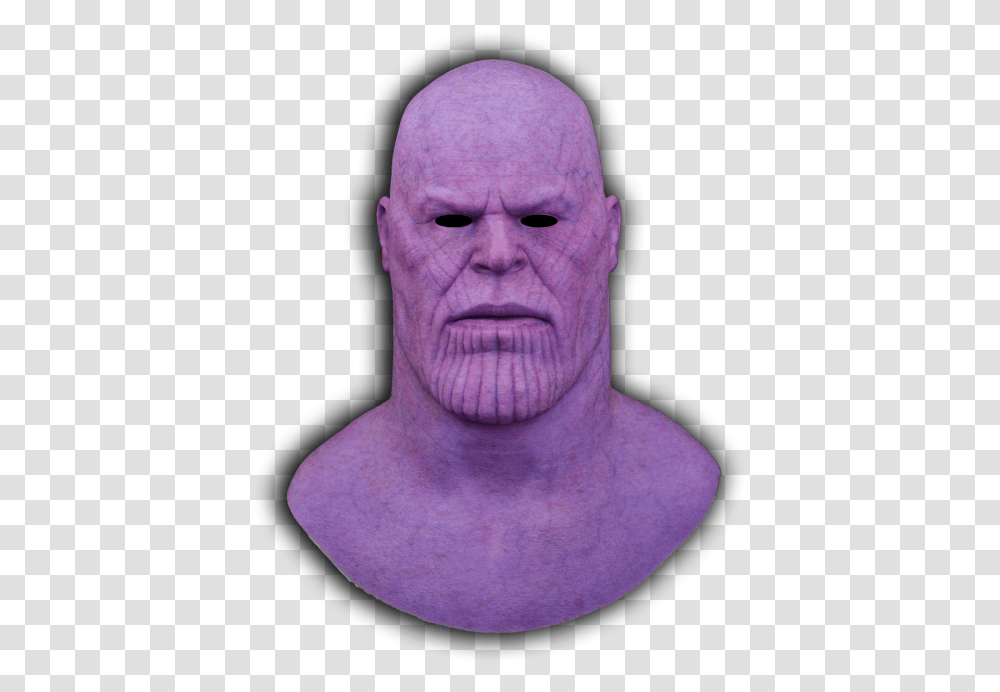 The Titan Thanos Silicone Mask, Face, Person, Human, Head Transparent Png