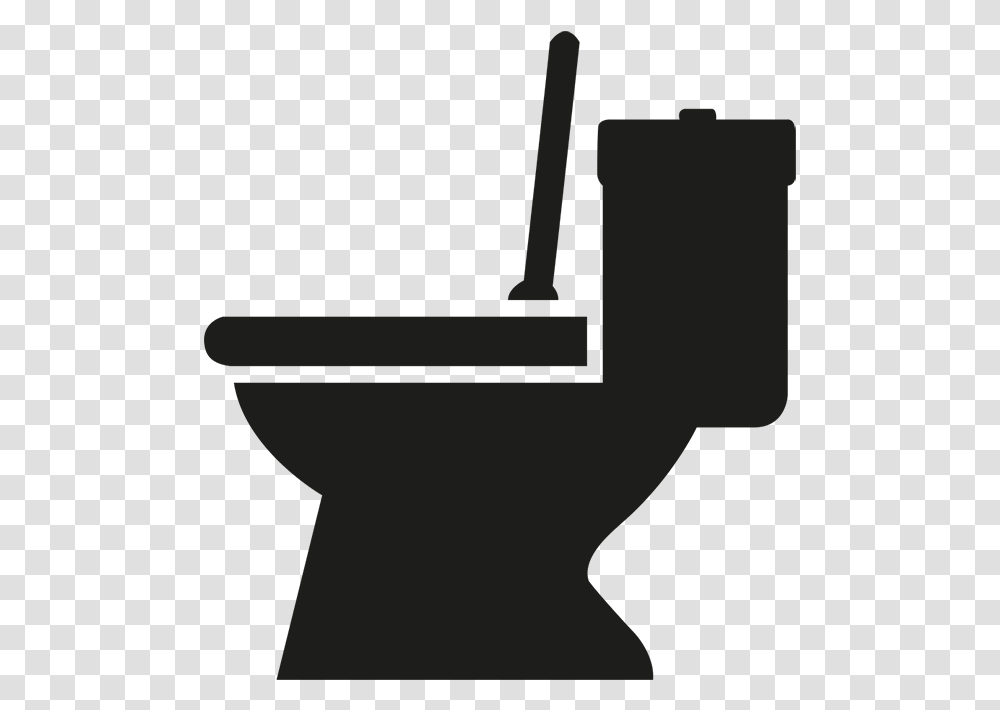 The Toilet Clipart Download, Indoors, Room, Bathroom, Silhouette Transparent Png