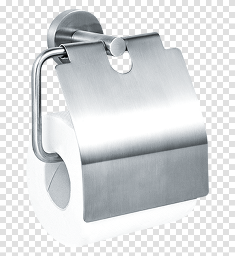 The Toilet Paper Placed On This Bail Type Holder Has Toilet Paper, Towel, Paper Towel, Tissue, Sink Faucet Transparent Png