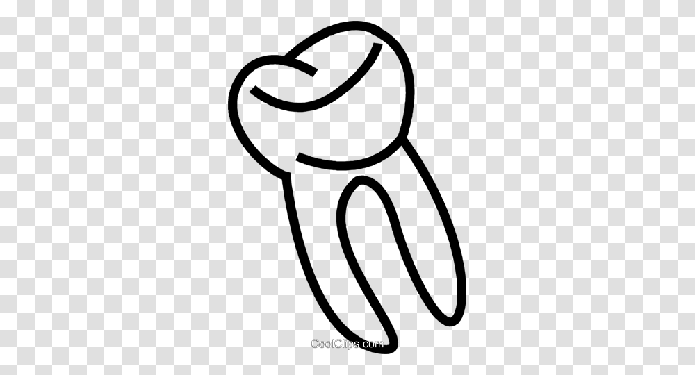 The Tooth Royalty Free Vector Clip Art Illustration, Stencil, Label Transparent Png