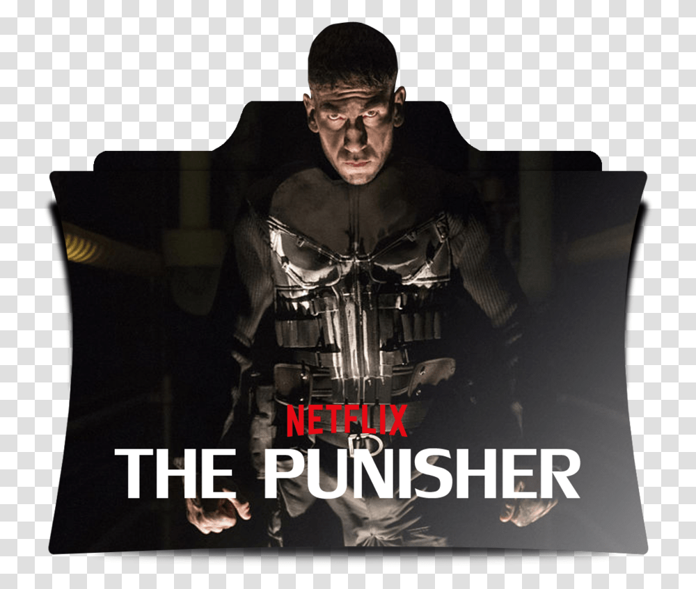 The Top 10 Netflix Shows Punisher Icon, Person, Poster, Advertisement, Clothing Transparent Png