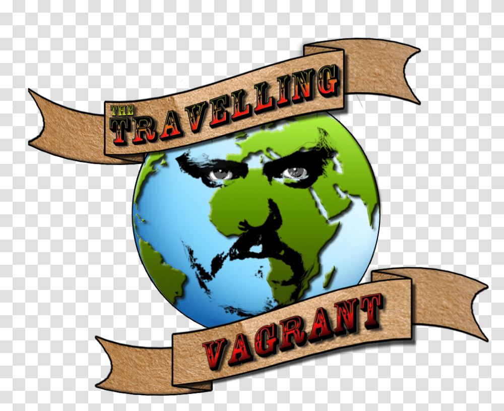 The Travelling Vagrant Graphic Design, Label, Sticker, Logo Transparent Png
