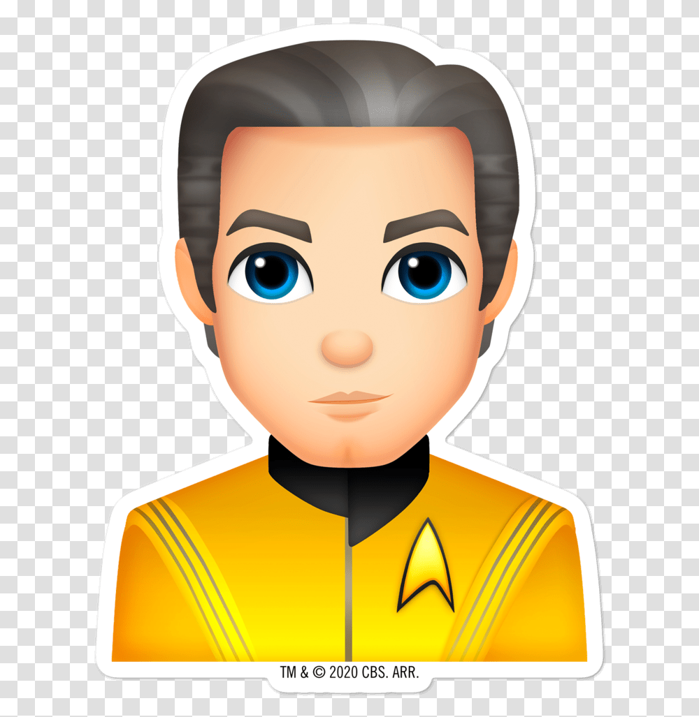 The Trek Collective Cute Star Character Emoji Stickers Star Trek Strange New Worlds Art, Clothing, Face, Toy, Graphics Transparent Png