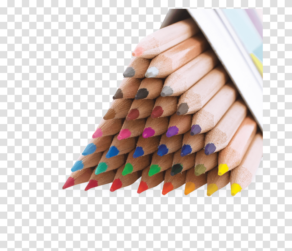 The Triangle Colored Pencils, Crayon Transparent Png