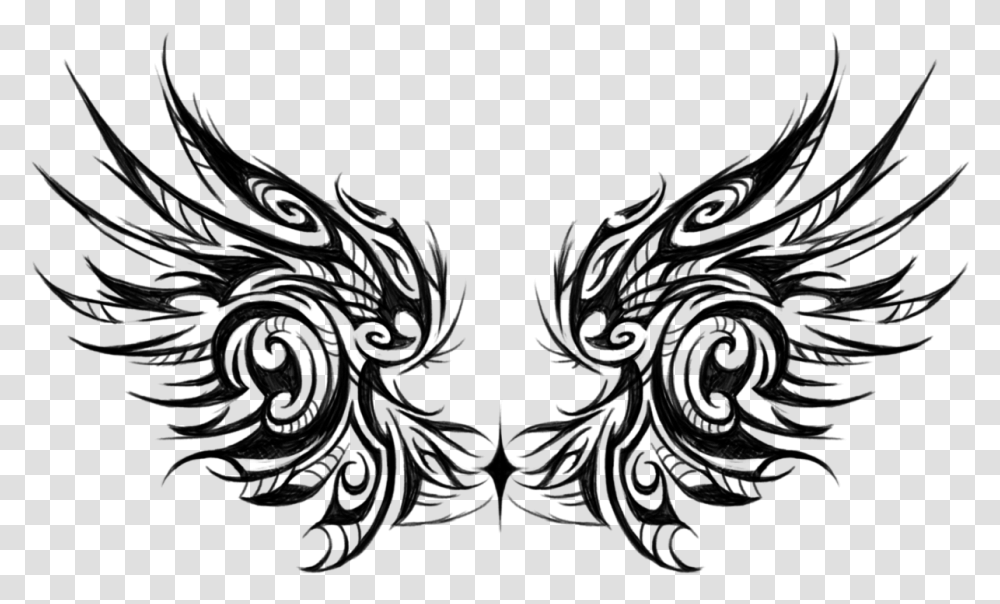 The Tribal Wings As S From This Post, Gray, World Of Warcraft Transparent Png